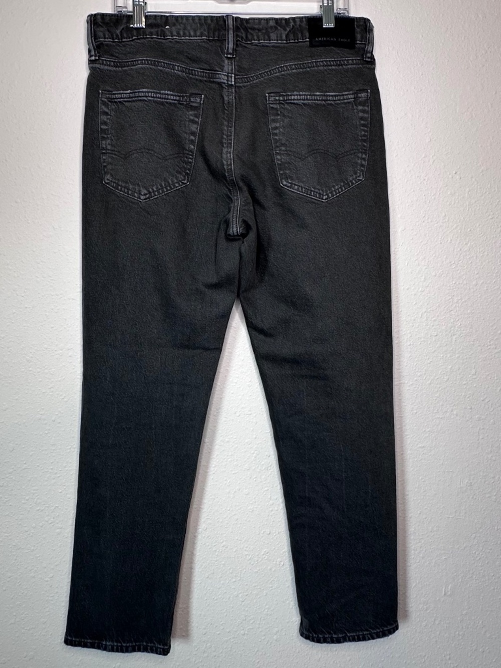 American Eagle Slim Straight Men's Jean, Stone Gray, Size 32 x 30 - Picture 3 of 11